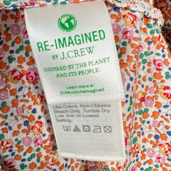 LIBERTY FABRIC x J. CREW V-neck Beach Tunic in Liberty Eloise floral - Picture 8 of 12